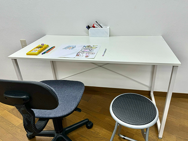学習スペースです。別室で集中して行えます。